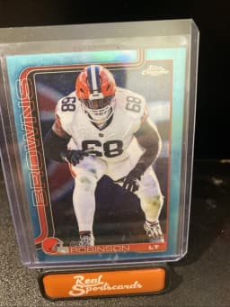 Cam Robinson #124 2025 Topps Chrome Football