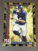 Cam Skattebo #RR-17 Rookie Card 2025 Topps Chrome Football Chrome Radiating Rookies