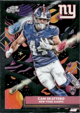 Cam Skattebo #176 Rookie Card 2025 Topps Cosmic Chrome Football