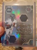 Cam Ward #FYF-CW Rookie Card 2025 Topps Chrome Football First Year Fabric