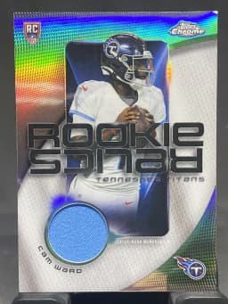 Cam Ward #RR-CW Rookie Card 2025 Topps Chrome Football Topps Chrome Rookie Relics