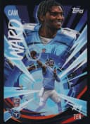 Cam Ward #UV-2 Rookie Card 2025 Topps Chrome Football Ultra Violet
