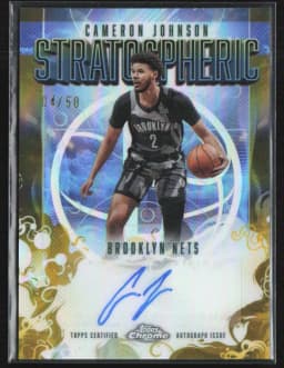 Cameron Johnson #SM-CJ 2025-26 Topps Chrome Basketball Stratospheric Signatures
