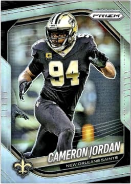 Cameron Jordan #199 2025 Panini Prizm Silver
