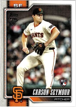 Carson Seymour #112 Rookie Card 2026 Topps Series 1
