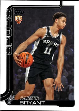 Carter Bryant #214 Rookie Card 2025-26 Topps