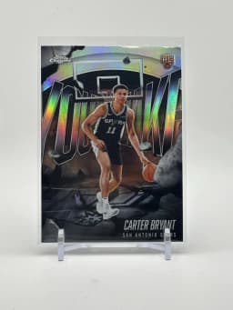 Carter Bryant #YQ-15 Rookie Card 2025-26 Topps Chrome Basketball Youthquake