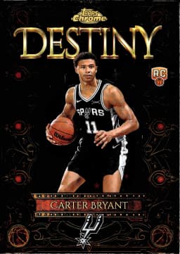 Carter Bryant #D-12 2025-26 Topps Chrome Destiny