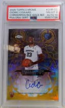 Cedric Coward #CHR-CC Rookie Card 2025-26 Topps Chrome Basketball Chromographs Rookie