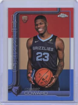 Cedric Coward #FS-CC Rookie Card 2025-26 Topps Chrome Basketball Future Stars Autographs