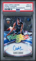 Cedric Coward #FS-CC Rookie Card 2025-26 Topps Chrome Basketball Future Stars Autographs