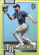 Cedric Mullins #690 Yellow Rainbow Foil /399 2026 Topps Series 2 Baseball