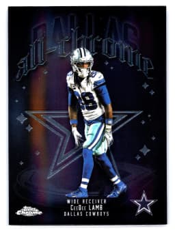 CeeDee Lamb #ACT-8 2025 Topps Chrome Football All Chrome Team