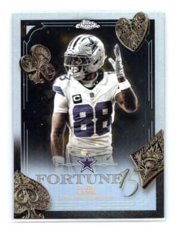 CeeDee Lamb #F15-9 2025 Topps Chrome Football Fortune 15
