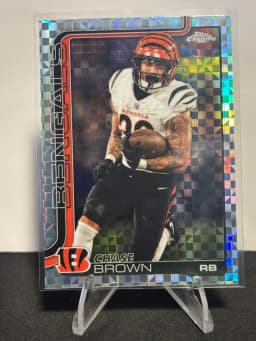 Chase Brown #62 2025 Topps Chrome Football