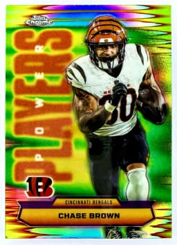 Chase Brown #PP-19 2025 Topps Chrome Football Power Players