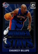 Chauncey Billups #18 2024-25 Donruss Optic Winner Stays Purple