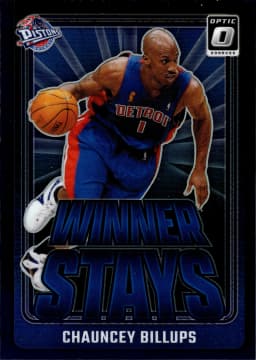 Chauncey Billups #18 2024-25 Donruss Optic Winner Stays Purple