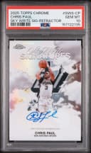 Chris Paul #SWS-CP 2025-26 Topps Chrome Basketball Sky Write Signatures