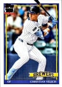 Christian Yelich #T91-83 2026 Topps Series 1 1991 Topps Baseball 35th Anniversary (Series One)