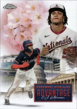 CJ Abrams #HFAC-24 2024 Topps Chrome Update Baseball Home Field Advantage