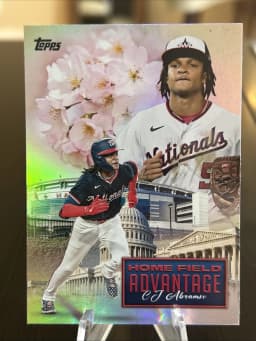 CJ Abrams #HFA-39 2024 Topps Update Series Baseball Home Field Advantage