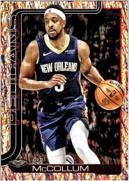 CJ McCollum #193 2025-26 Topps Sandglitter