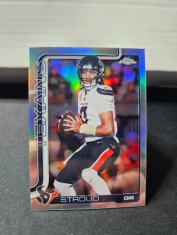 CJ Stroud #BA-CS 2025 Topps Chrome Football Base Cards Autograph Variation