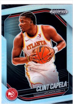 Clint Capela #178 2024-25 Panini Prizm Black Silver