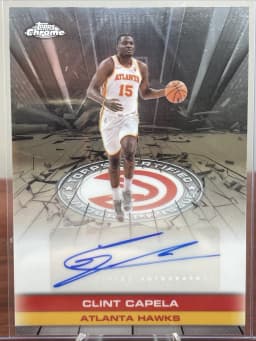 Clint Capela #TAU-CC 2025-26 Topps Chrome Basketball Topps Autograph Issue