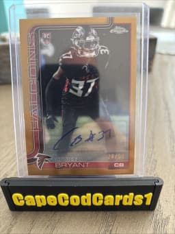 Cobee Bryant #RRA-CB Rookie Card 2025 Topps Chrome Football Rookie Autographs Variation