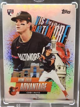 Coby Mayo #HA-14 2025 Topps Baseball Home Field Advantage