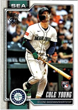 Cole Young #129 2026 Topps Series 1