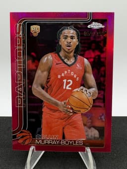Collin Murray-Boyles #259 Rookie Card 2025-26 Topps Chrome Basketball Base Card Variations