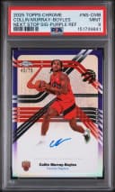 Collin Murray-Boyles #NS-CMB Rookie Card 2025-26 Topps Chrome Basketball Next Stop Signatures