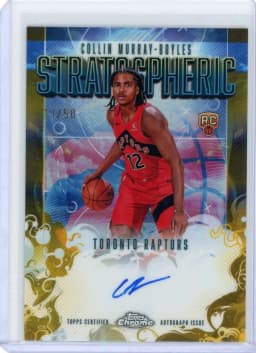Collin Murray-Boyles #SMR-CMB Rookie Card 2025-26 Topps Chrome Basketball Stratospheric Signatures Rookies