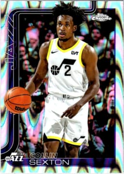 Collin Sexton #210 2025-26 Topps Chrome RayWave Refractor