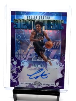 Collin Sexton #SM-CS 2025-26 Topps Chrome Basketball Stratospheric Signatures