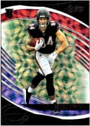 Colston Loveland #114 Rookie Card 2025 Panini Absolute Red, White and Blue Kaleidoscope