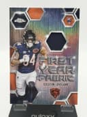 Colston Loveland #FYF-CL Rookie Card 2025 Topps Chrome Football First Year Fabric