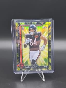 Colston Loveland #RR-6 Rookie Card 2025 Topps Chrome Football Chrome Radiating Rookies