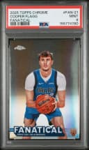 Cooper Flagg #FAN-21 Rookie Card 2025-26 Topps Chrome Basketball Fanatical