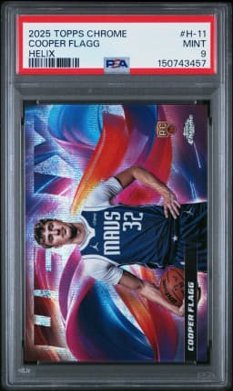 Cooper Flagg #H-11 Rookie Card 2025-26 Topps Chrome Basketball Helix
