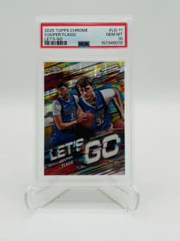 Cooper Flagg #LG-11 Rookie Card 2025-26 Topps Chrome Basketball Lets Go
