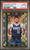 Cooper Flagg #RR-1 Rookie Card 2025-26 Topps Chrome Basketball Radiating Rookies