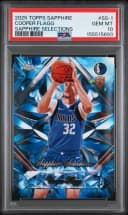 Cooper Flagg #SS-1 Rookie Card 2025-26 Topps Chrome Basketball Sapphire Selections
