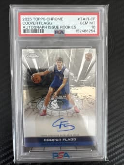 Cooper Flagg #TAIR-CF Rookie Card 2025-26 Topps Chrome Basketball Topps Autograph Issue Rookies