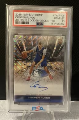 Cooper Flagg #TAIR-CF Rookie Card 2025-26 Topps Chrome Basketball Topps Autograph Issue Rookies