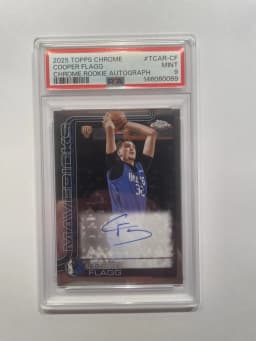 Cooper Flagg #TCAR-CF Rookie Card 2025-26 Topps Chrome Basketball Topps Chrome Autographs Rookies
