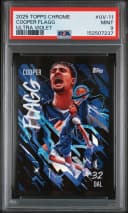 Cooper Flagg #UV-11 Rookie Card 2025-26 Topps Chrome Basketball Ultra Violet